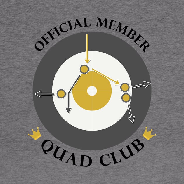 The "Quad Club" - Black Text by itscurling